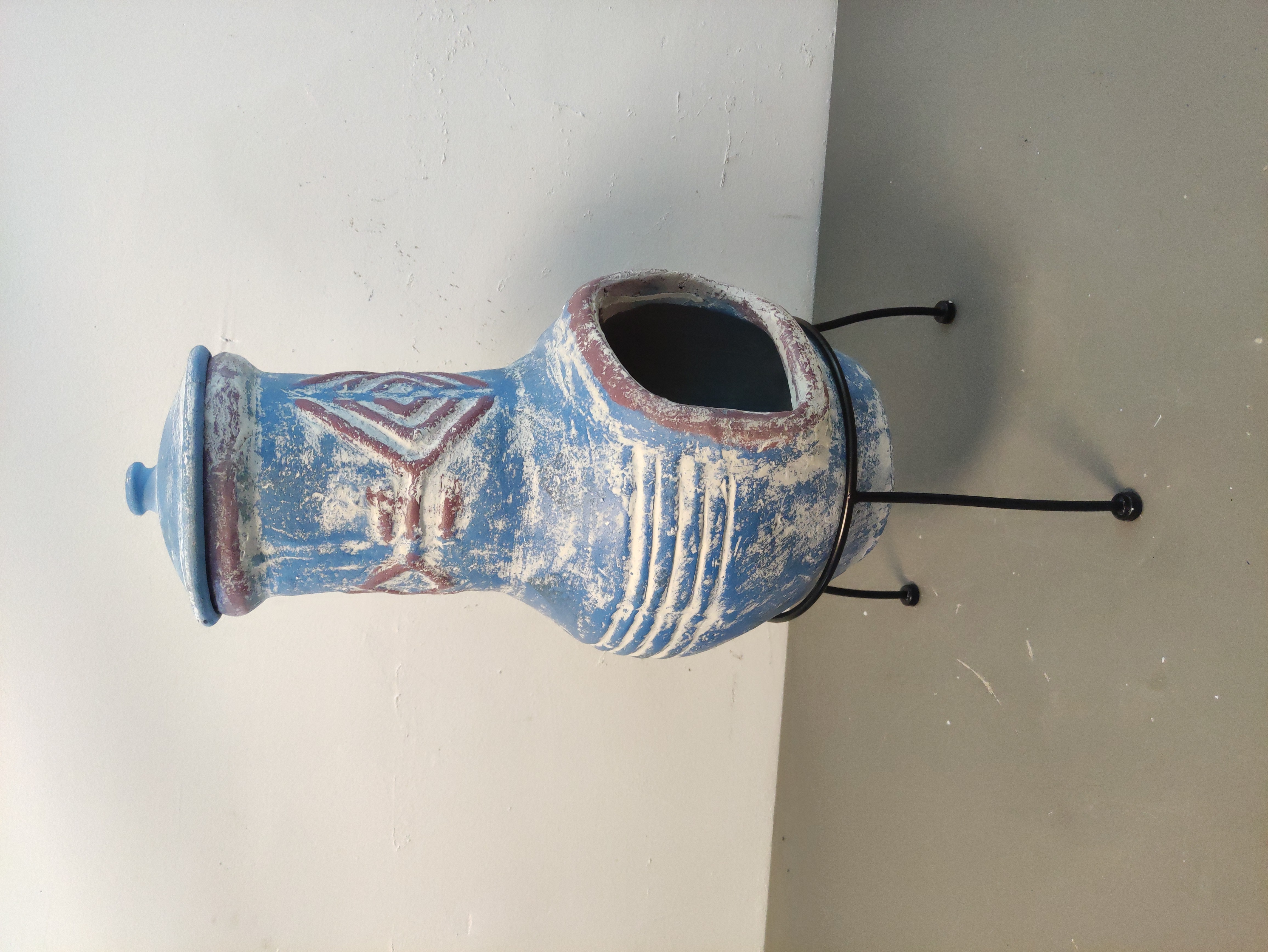 chimenea brasero exterior jardin terracota 22-71x30 1u